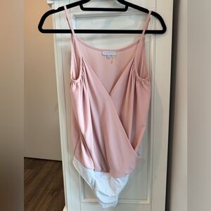 Tank blouse bodysuit